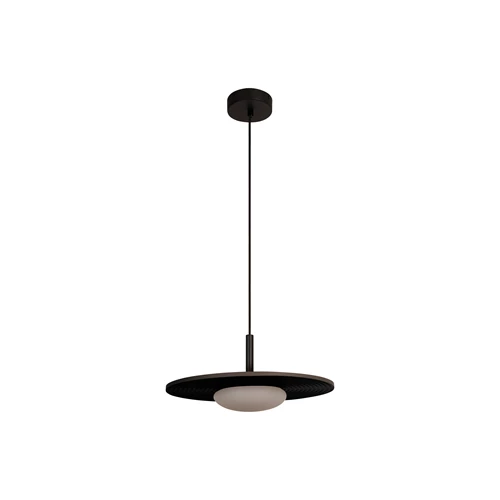 Lucide CARMINO - Pendant light - Ø 38,7 cm - LED - 1x8W 3000K - Taupe | Essential - turned off